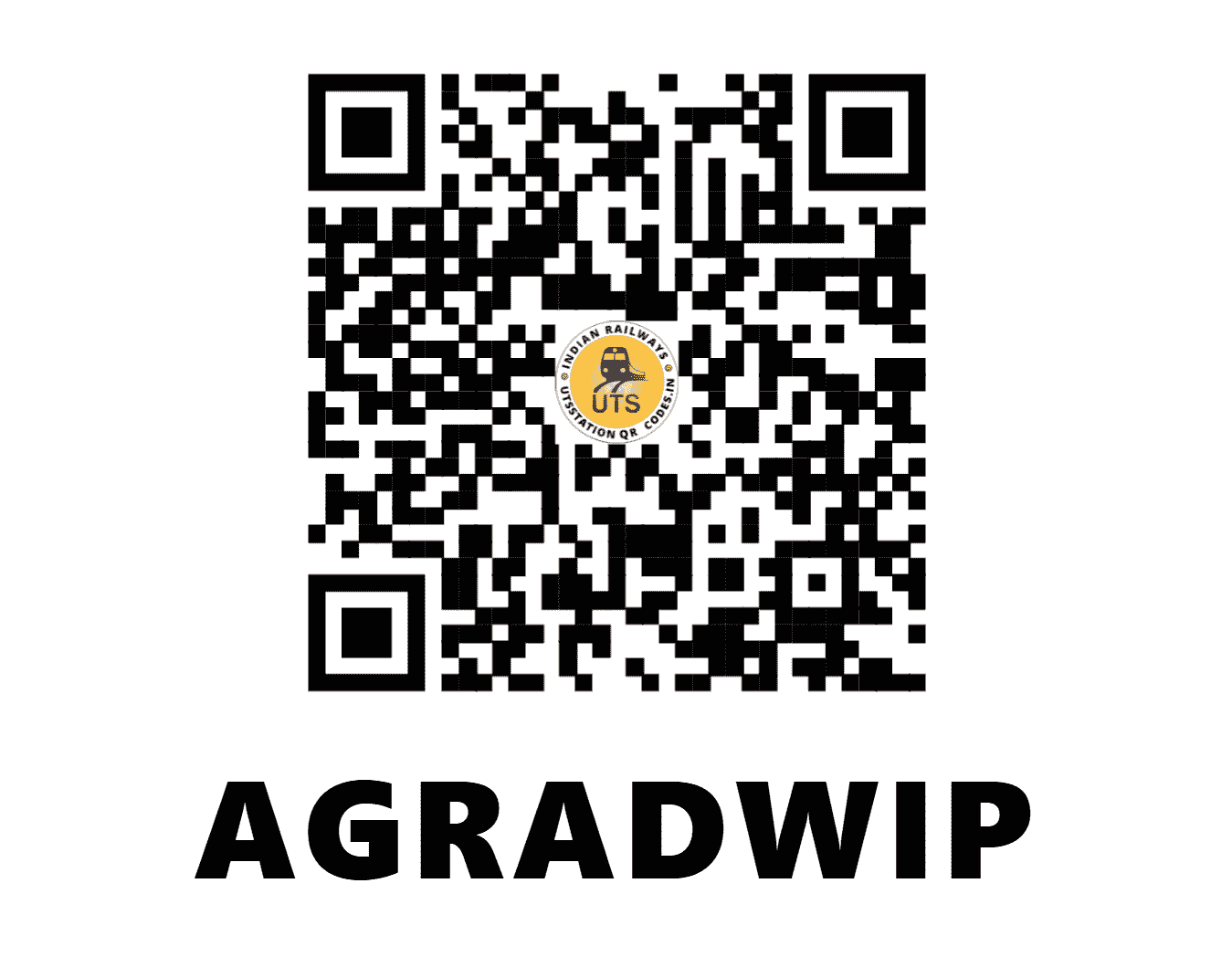 UTS QR Code for AGRADWIP - AGAE (ER - WEST BENGAL)